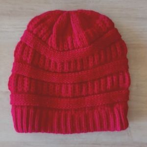 Red Wine Winter Beanie Time and Tru